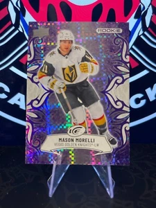 2024-25 Upper Deck Ice Purple Mason Morelli RC #145 Vegas Golden Knights - Imagen 1 de 2