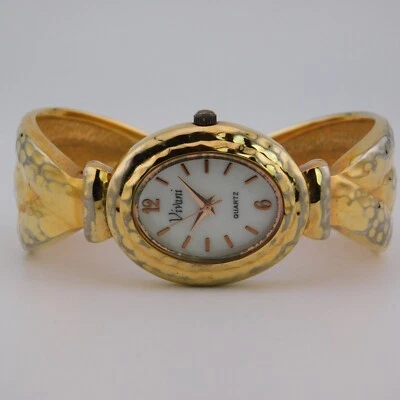 VIVANI K1187 Cuff Bracelet Quartz Analog Women's Watch Sz. 6 1/4" New Battery - Image 1 of 4