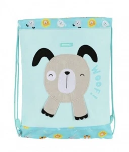 Sacca con cordini - cane azzurro - Foto 1 di 3