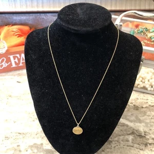 Kate Spade New York Gold Tone Drop Pendant Necklace Letter ‘J’ - Picture 1 of 8