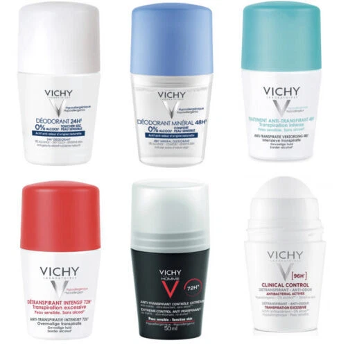 Vichy Desodorante Antitranspirante Desodorante Roll-On 24h 48h 72h 96H [ELECCIÓN DE RANGO] Foto 1 de 1