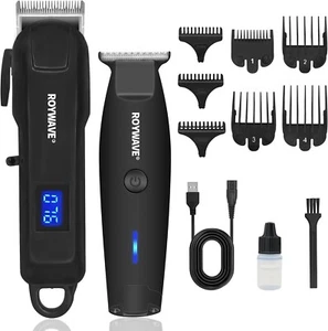 Cordless Hair Clippers Trimmer Kit for Men Cutting Machine Barber Salon - Picture 1 of 12