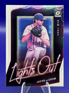2021 Donruss Optic JACOB deGROM Lights Out Insert #LO7 Mets / Rangers - Bild 1 von 2