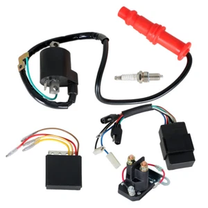 For Polaris Sportsman 500 4x4 HO Ignition Coil CDI Relay Regulator Spark Plug US - Picture 1 of 9