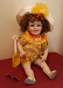 Lori A Ladd 1995 Girl Porcelain Doll 23" World Gallery HSN 262/1500 ✞ - Picture 1 of 10