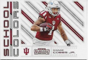 Panini Contenders Draft Picks 2018 Simmie Cobbs Jr. #20 colores escolares 🏈 - Imagen 1 de 1