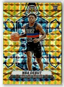 2023-24 Panini Mosaic #264 Marcus Sasser Reactive Yellow - Picture 1 of 2