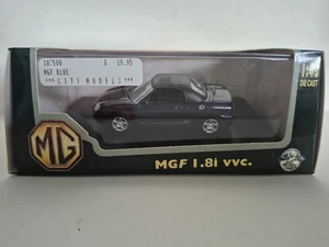 MG MGF 1.8i VVC. 1:43 Scale dark blue. Universal Hobbies. As new in box - Picture 1 of 3
