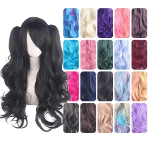 Ladies Wig Women's Multicolor Wig Long Synthetic Braids Curly Wig+Wig Cap - Picture 1 of 26