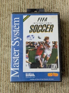 FIFA International Soccer Sega Master System Brasile Tec giocattolo completo VENDITORE USA - Foto 1 di 12