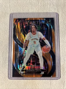 2024-25 Panini Select - Concourse Stephon Castle #72 Orange Flash Prizm (RC) - Bild 1 von 2
