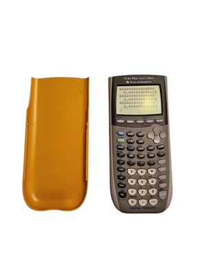 TI-84 Plus Silver Edition Texas Instruments Graphing Calculator Yellow School - Image 1 of 3