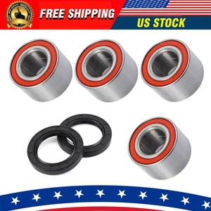 4 Wheel Bearings & 2 Seals Fit Can-Am Renegade/Commander/Maverick 1000 850 800 - Picture 1 of 11