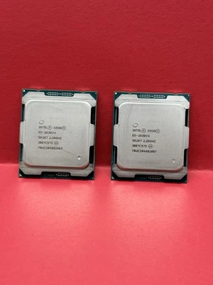 Lot 2 Intel Xeon E5-2630 V4 2.2ghz Deca Core LGA 2011-3 Processor - Image 1 of 2