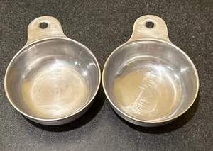 De colección 1973 Wilton Columbia Peltre Porringer Tab Mango Cuenco 18 OZ Juego/2 - Imagen 1 de 7