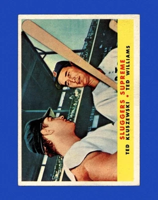 1958 Topps Set-Break #321 Sluggers Supreme como nuevo *GMCARDS* Foto 1 de 2