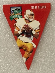 TRENT DILFER~1996 Playoff Contenders Red Pennant~Card #29~Mint - Bild 1 von 2