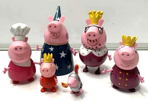Peppa Pig Royal Family 6 Figure Set Character CHEF (O6) - Picture 1 of 6