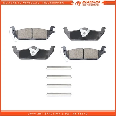 Pastillas de freno traseras de cerámica para Ford F150 Lincoln Mark LT 2005 2006 2007-2011 Foto 1 de 4