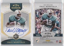 2018 Panini Limited Ring of Honor Gold Spotlight /20 Paul Warfield Auto HOF