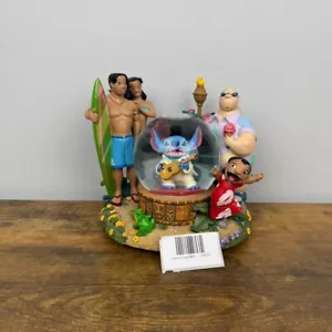 Disney Lilo & Stitch Elvis Schneekugel mit Musik | Aloha Oe Tune | kleiner Chip auf Li - Bild 1 von 15