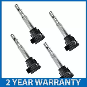 4PCS NEW Ignition Coils 07K905715F 0221604115 For VW Audi 2.0T CBFA CCTA - Picture 1 of 7