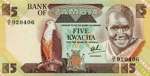 África Zambia: 5 Kwacha, 1980-88 - Imagen 1 de 2