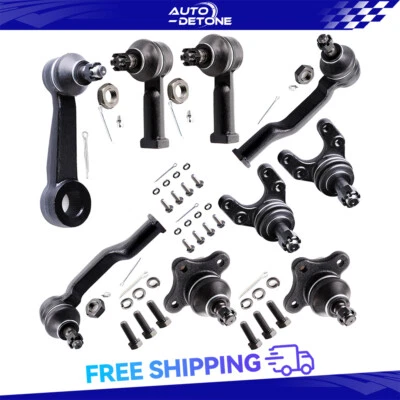 9 Pcs Front Lower Upper Ball Joints Tie Rod End Pitman Arm For Mazda B2600 B2200 Foto 1 de 4