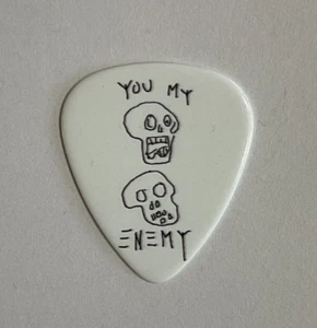 Tommy Henriksen 2025 You My Enemy Sketch Signature Guitar Pick - Picture 1 of 2
