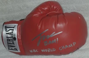 JESSE BAM RODRIGUEZ SIGNED AUTO'D EVERLAST BOXING GLOVE BAS COA WBC CHAMP INSC A - Picture 1 of 4