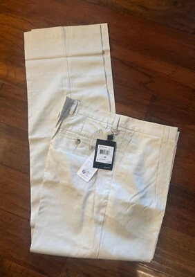 Calça de golfe Adidas Tencel Ecru masculina 38, 34 pol. costura interna nova com etiquetas US$ 75 - Imagem 1 de 4