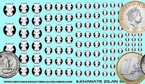 Clan Sea Fox - iLKhanate - Waterslide Decals for Battletech - Picture 1 of 1