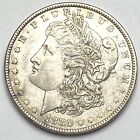 1880-O MICRO O 90 SILVER MORGAN SILVER DOLLAR EXTRA FINE /AU DETAIL CLEANED PL QUALITIES
