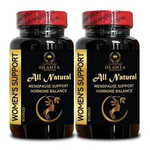 MENOPAUSE SUPPLEMENTS FOR WOMEN wild yam extract, licorice root extract Natural - Picture 1 of 9