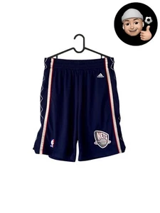 Pantaloncini da basket vintage New Jersey Nets gioco autentico Adidas kit maglia NBA - Foto 1 di 5