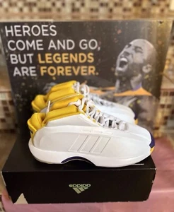 adidas Crazy 1 Kobe Lakers Home 2022 Sneakers GY8947 Men’s Size 9.5. NEW - Picture 1 of 7