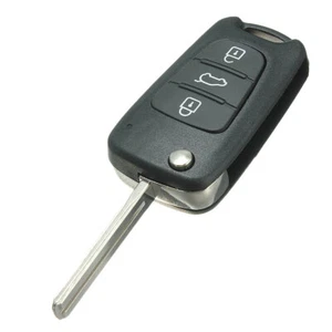 3 Button Flip Key Remote Shell Case Fit For KIA Soul Cerato Sportage Rio Sorento - Picture 1 of 4