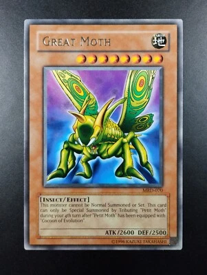 YUGIOH 2002 | GREAT MOTH | MRD-070 | NA PRINT | RARE | NEAR MINT - Bild 1 von 4