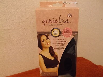 NUEVO SUJETADOR DE ENCAJE DELICADO NEGRO GENIO DAMA Foto 1 de 4