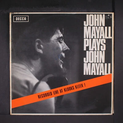 JOHN MAYALL: plays john mayall Decca 12" LP 33 RPM - Image 1 of 2