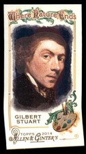 2014 Topps Allen & Ginter Mini Where Nature Ends Gilbert Stuart #WNE-11