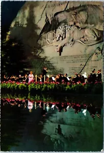 The Lion Serenade, Picture of Orchestra, Luzern, Switzerland Postcard - Picture 1 of 2