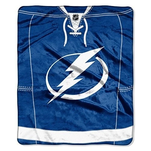 Manta de felpa Raschel Tampa Bay Lighting Jersey Design 50" x 60" de Northwest Foto 1 de 1