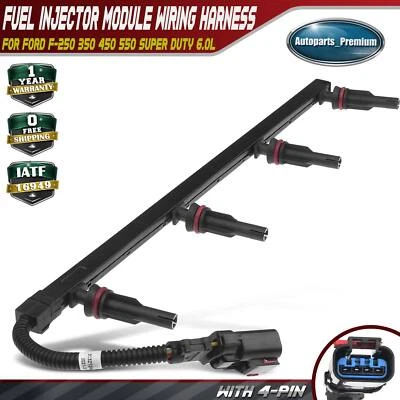 Arnés de cableado de inyector de combustible FICM para Ford F-250 350 450 550 Super Duty 6,0 L diestro Foto 1 de 4
