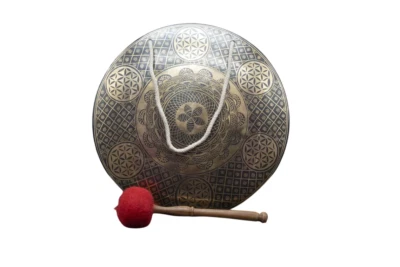 Flower of Life Gong, Tibetan Singing Meditation Gongs,  Best for sound healing - Image 1 of 4