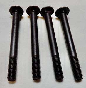 Carriage Bolts 1/2" x 5" x 13 TPI You Choose Amount Black Coating USA 165X - Picture 1 of 6
