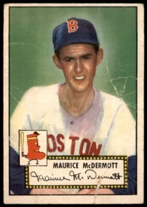 1952 TOPPS MAURICE MCDERMOTT 119 POOR BASEBALL BOSTON RED SOX - Picture 1 of 2
