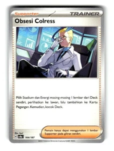 Pokemon Festival Terastal EX Prismatic Evolutions Colress Obsession 164/187 - Picture 1 of 4