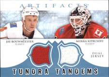 2012-13 Artifacts Tundra Tandems Jerseys Blue #TTMJ Bouwmeester/Kiprusoff