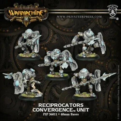 40mm Warmachine WDS Painted Convergence of Cyriss Reciprocators F91